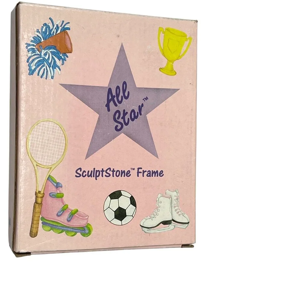 Russ All Star Sculptstone Resin Picture Frame 3.5